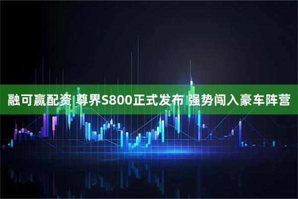 融可赢配资 尊界S800正式发布 强势闯入豪车阵营