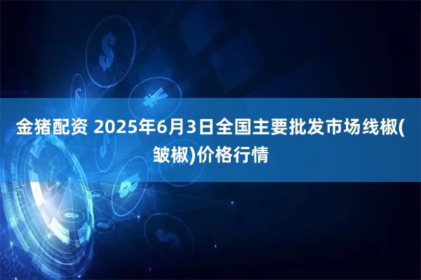 金猪配资 2025年6月3日全国主要批发市场线椒(皱椒)价格行情