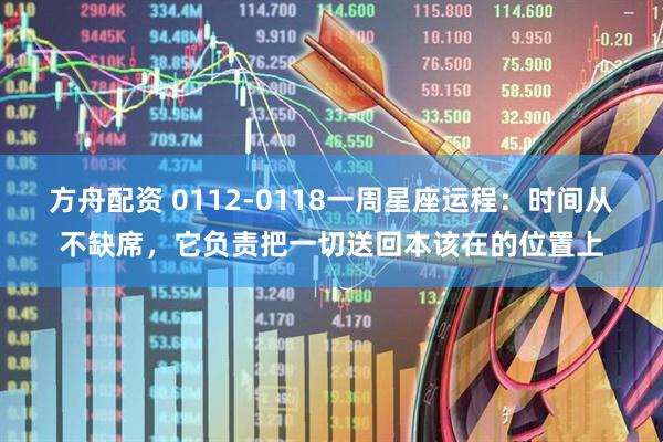 方舟配资 0112-0118一周星座运程：时间从不缺席，它负责把一切送回本该在的位置上